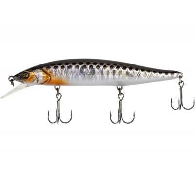Воблер Jackall RV-Minnow 110SP 16.3g hl silver & black