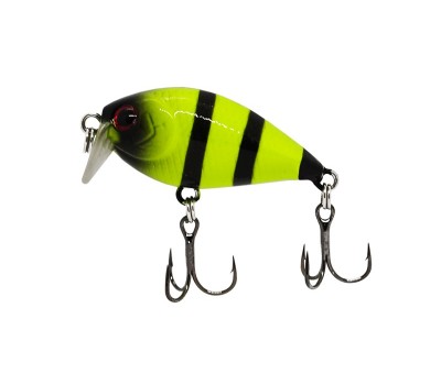 Воблер Mottomo Chubber SSR 35F 3,5g Chartreuse Black