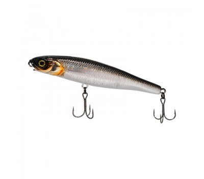 Воблер JACKALL Mud Sucker 110F 15g hl silver & black