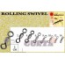 Вертлюжки Rolling Swivel (impressed)  Ni #10