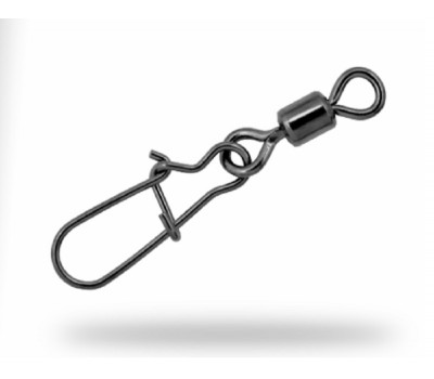 Застежка с вертлюжком Rolling swivel/Nice Snap BK #3